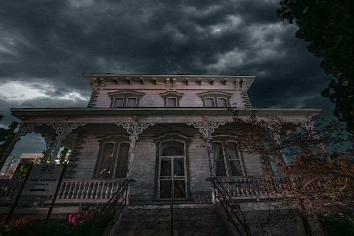 Tales of Myron Lake haunt The Lake Mansion. He can be seen wandering the home he was never allowed to live in while alive.